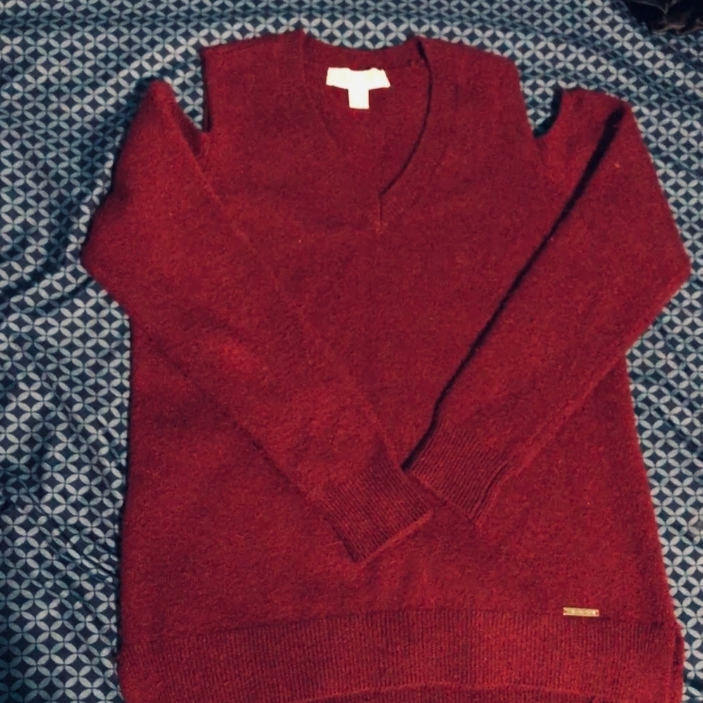 Michael Kors Cut Out Shoulder Sweater